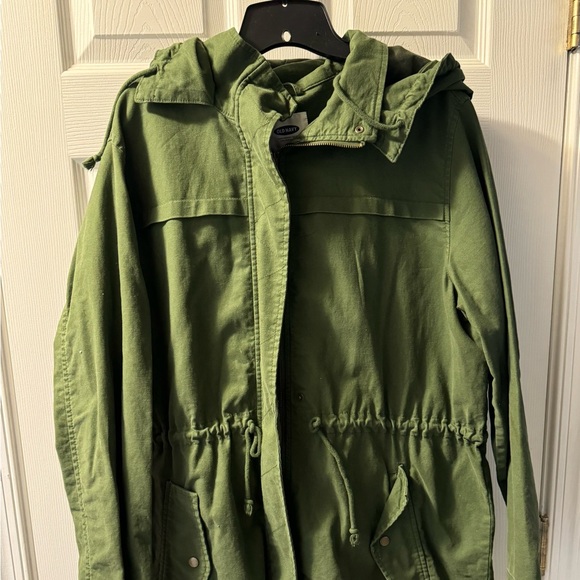 Old Navy army green parka XL - Picture 1 of 3